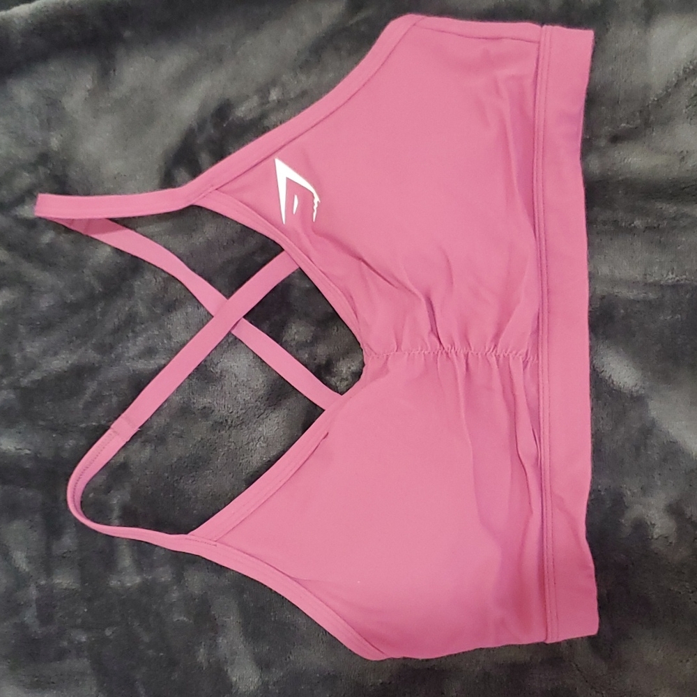 Gymshark Ruched Pink Sports Bra